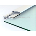 Soft closing modern frameless sliding glass shower door hardware aluminium alloy